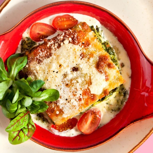 Lasagne szpinakowa