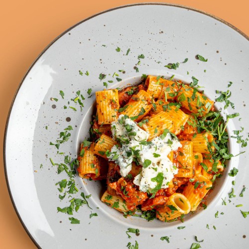 Rigatoni z salsicią