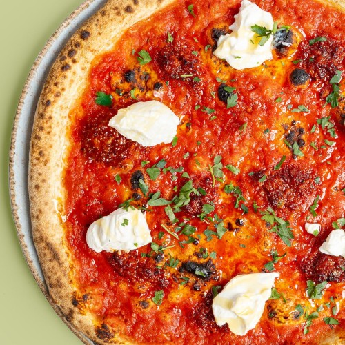 Pizza nduja i ricotta