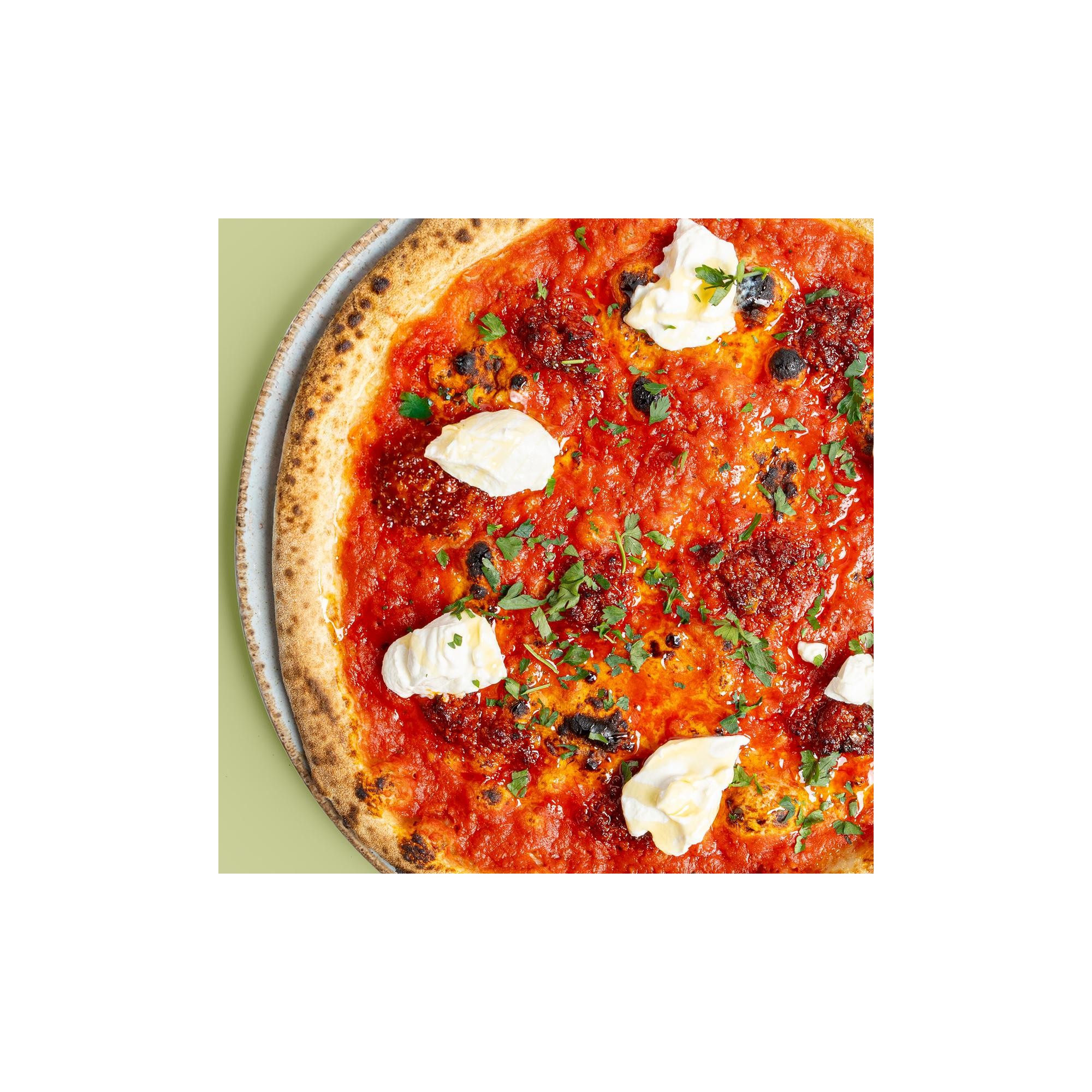 Pizza nduja i ricotta